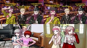 One way or anotheruntil the ribbon breaks. Dumbganronpa Each House Bros 59 Party Till We Re Purple Danganronpa