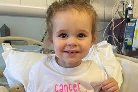 Doctors thought Florence, 2, was constipated but she actually had a rare  tumour the size of a football