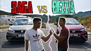 1) the handling 2) the almost upright rear seat. Proton Saga 2019 Vs Perodua Bezza 2020 Drag Test Malaysia Automotive