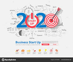 2020 new year startup and target market ideas concept design