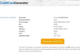 You can now easily generate visa credit. Free Credit Card Numbers That Work 2021