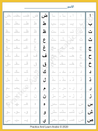 Arabic Worksheets Practice Joining Letters In 2020 Arabic Worksheets Alphabet Worksheets Preschool Writing