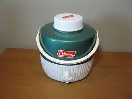 coleman water jug 1967 green metal wichita ks picnic jug etsy water jug coleman water jug gallon water jug
