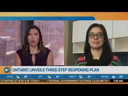 Step 3 allows for more indoor activities including restaurant dining and gym use, while larger crowds are permitted. Ontario Unveils Three Step Reopening Plan Youtube