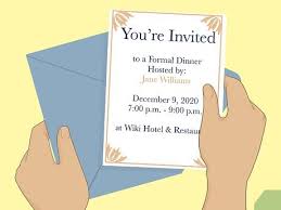 Your presence is all that's needed to make this party a memorable one. 3 Simple Ways To Accept A Dinner Invitation Wikihow