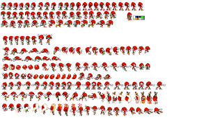 New pallete, new sprites, etc, expect a minor update soon that includes some animations from sonic advance 1 update 2/8/2021: Megha Knuckles Advance Sprite Sheet By Tfpivman On Deviantart