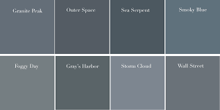 Tried sea salt, comfort gray, rainwashed. Greyish Blue Blue Gray Paint Colors Novocom Top