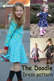 The Doodle Dress Pattern Sew Modern Kids In 2020 Girls Dress Sewing Patterns Toddler Dress Patterns Girl Dress Patterns