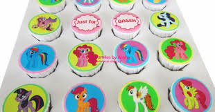 Öncelikle vanilyalı kek ile soğuk tereyağı ekrandaki talimatlara uyarak karıştıralım. Birthday Cupcake Edible Image My Little Pony Aisha Puchong Jaya