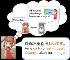 Sedangkan untuk masalah kalimat opini, ini adalah sebuah kalimat yang menggiring pendapat seseorang atau kalangan tertentu. Kalimat Bentuk Biasa Rashi I Desu ã‚‰ã—ã„ã§ã™ Belajar Bahasa Jepang Online Wkwkjapan