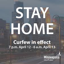 A curfew is an order specifying a time during which certain regulations apply. City Of Minneapolis On Twitter An Emergency Curfew Is In Effect From 7 P M Tonight Until 6 A M Tomorrow Https T Co Cz4emy62m2