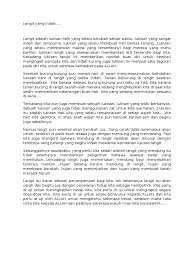 Tak ada aku suruh emak aku datang jamin, jual tanah itu ini. Langit Yang Indah