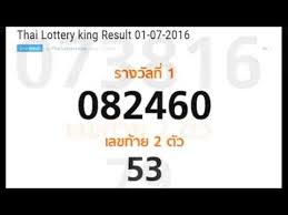 Thai Lottery Chart 1970 To 2015