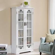 Superb tv stand unit cabinet 160cm + floating/standing + gloss + led. Antique White Tall Windowpane Cabinet Kirklands