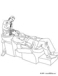 Hairdresser Coloring Page Amazing Way For Kids To Discover Job More Original Content On Hellokids Co Coloring For Kids Coloring Pages Coloring Pages For Kids