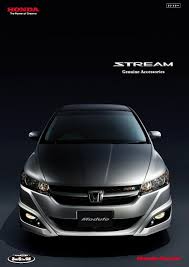 Honda Stream Mk2 Accessory Japan Brochure 2011 Dengan Gambar Mobil