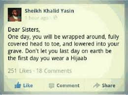 Don T Let Your Last Day On Earth Be The First Day You Wear Hijab Islam Wisdom Quotes Islamic Quotes Dear Sister
