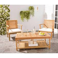 Living room, dining room, bedroom, outdoor & patio, home office Safavieh Oakley Outdoor Coffee Table Teak Brown Walmart Com Walmart Com