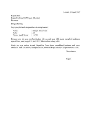 Ada beberapa kaidah dalam menulis surat izin sakit tidak masuk sekolah maupun tidak masuk kerja. Contoh Surat Izin Sakit Kepada Sekolah Download Kumpulan Gambar