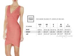 Herve Leger Sizing Guide Lollipuff