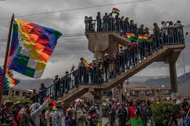 Bolivia shares control of lago titicaca, the world's highest lake navigable to large vessels. Ethnic Rifts In Bolivia Burst Into View With Fall Of Evo Morales The New York Times