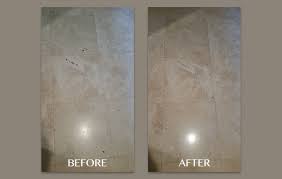 For anything but an occasional cracked or broken tile, hire a roofer. Honing And Filling Holes In Travertine Set In Stone Restoration