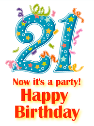 Pin On 21st Birthday Cards