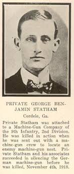 Pvt George Benjamin Statham (1894-1918)