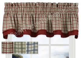 red checkered kitchen curtains images