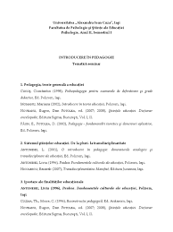 A fost intemeiata in anul 1957. Tematica Introducere In Pedagogie