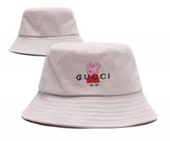 Buy Gucci Peppa Pig Bucket Hats 51372 Online Hats Kicks Cn Gucci Bucket Hat Bucket Hat Fashion Stussy Bucket Hat