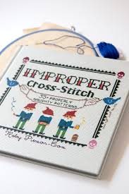 Go cross stitch crazy with our huge selection of free cross stitch patterns! A Peek Inside Improper Cross Stitch By Haley Pierson Cox
