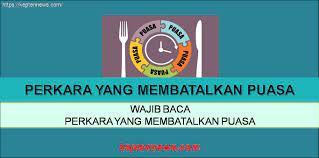 Dijelaskan di dalamnya ada 10 hal yang bisa membatalkan puasa: Perkara Yang Membatalkan Puasa Wajib Baca Perkara Yang Membatalkan Puasa Keptennews Com