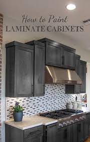 How To Paint Laminate Cabinets Painted Furniture Ideas Laminate Cabinets Painting Laminate Cabinets Home Kitchens