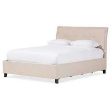 Storage platform bed queen contemporary bedroom. Queen Lea Modern And Contemporary Mix Linen Storage Platform Bed Baxton Studio Target