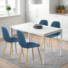 Wrought Studio Fidela Linen Upholstered Metal Side Chair Reviews Wayfair Dining Chairs Metal Side Chair Dining Furniture