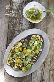 Anyone who's ever grown zucchini knows that the crop can get out of control pretty quickly. Grilled Zucchini With Chile Mint Vinaigrette