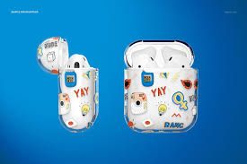 Airpods Clear Case Mockup Set 01 In 2020 Girl Power Stickers Clear Cases Case