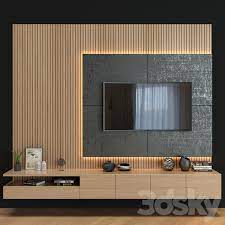3d models tv wall tv wall set 33 tv room design living room design modern modern tv wall units