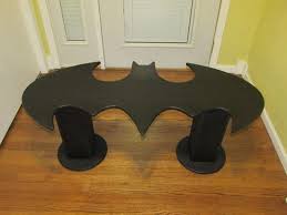 Batman Logo Table Batman Decor Batman Furniture Batman Logo