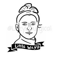 St Therese Little Flower Cross Png Catholic Art Cricut Designs Projects Cut  Files for Tshirts Sticker Gift Kids Image Black White