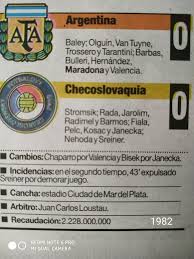 Partido Amistoso 1982 Canchas Checoslovaquia Estadios