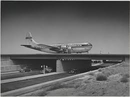 Pan American World Airways Plane On Runway Bridge Over The Automobile Road At Idlewild The New York Inter Pan American Pan American Airlines Aviation History