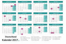Der jahreskalender 2021 steht dir auch als download zur verfügung. Kalender 2017 Mit Feiertagen Ferien