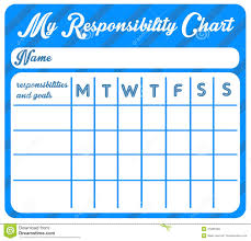 Responsibility Chart Stock Illustration Illustration Of