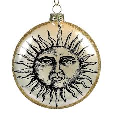 Vintage Sun Disc Ornament by Cody Foster