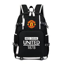 Old trafford,sir matt busby way. Black Usb Charging Football Manchester United Men And Women Backpack Canvas Bag Shopee Malaysia