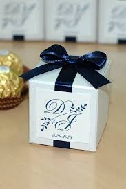 Navy Blue Wedding Monogram Bonbonniere Personalized Favor Box Etsy Personalized Wedding Favor Box Wedding Gift Favors Wedding Favor Boxes