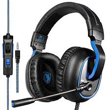 Sades Micro Casque Ps4 Gaming Audio Filaire Avec Basses Profondes Ecouteur De 3 5mm Jack Basse St R O Led Lumi Re Avec Contr Le Volum Casque Ecouteur Xbox