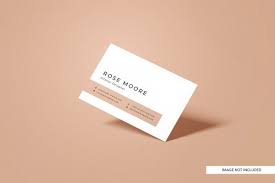 Front View Business Card Mockup Premium Psd Freepik Psd Business Card Mockup Business Card In 2020 Business Card Mock Up Cards Business Cards